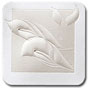 Embossed Calla Lily Seals 25p
