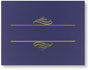 Value Certificate Cover Navy