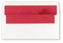 White Red Foil Env. 25pk.