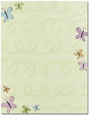Noveau Butterflies Letterhead - 25 pack