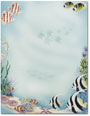 Sea Life Letterhead - 100 pack