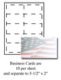 Flag Business Cards