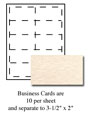 Business Cards Parchment