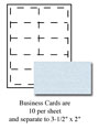 Granite Blue Business Cards