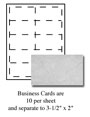 Marble Gray Business Card