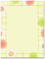 Daisy Plaid Letterhead - 25 Pack