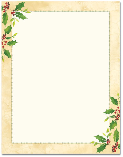 christmas letterhead clipart - photo #14