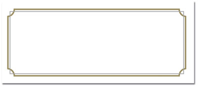 Gold Border Envelopes