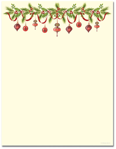 christmas letterhead clipart - photo #8