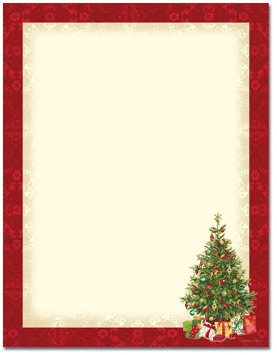 free christmas stationery clipart - photo #19