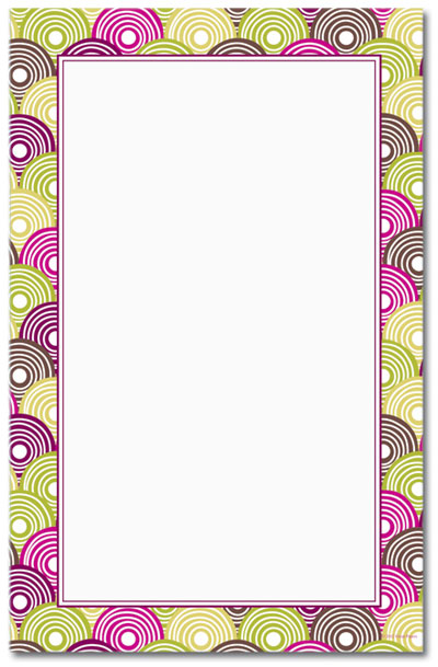 Organic Citrus Rings Jumbo Cards
