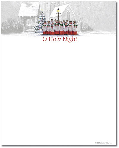 Singing Choir Letterhead - 100 pack