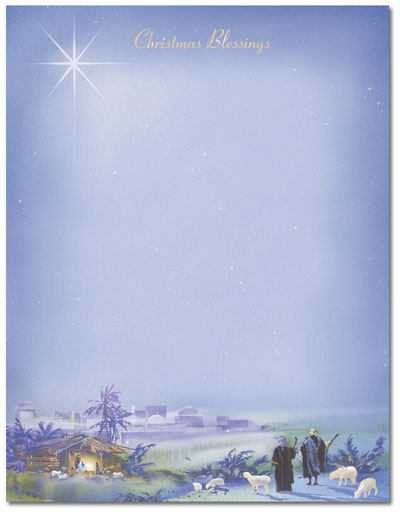 Wonderous Lights Letterhead - 25 pack